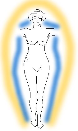 Vue d'artiste d'une aura